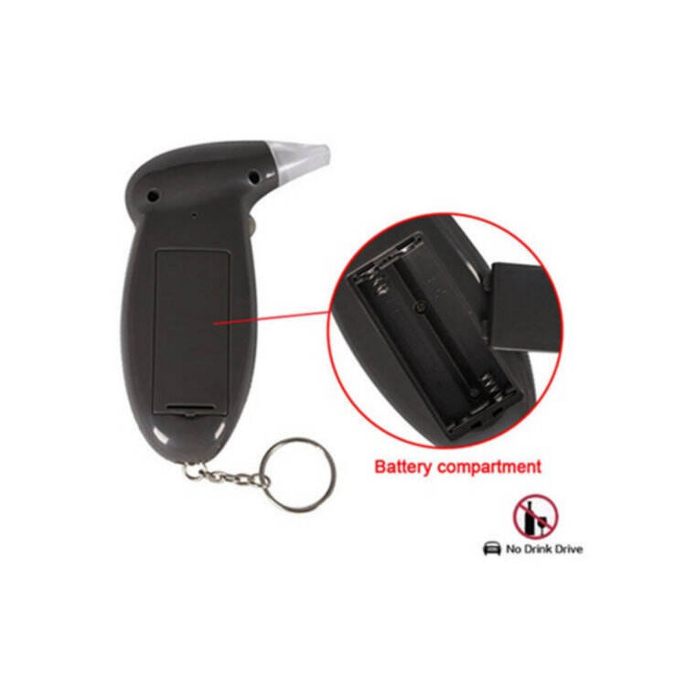 Ročni digitalni testirnik alkohola z LCD zaslonom za dom in osebno uporabo, detektor alkohola v dihu za preverjanje vožnje pod vplivom alkohola