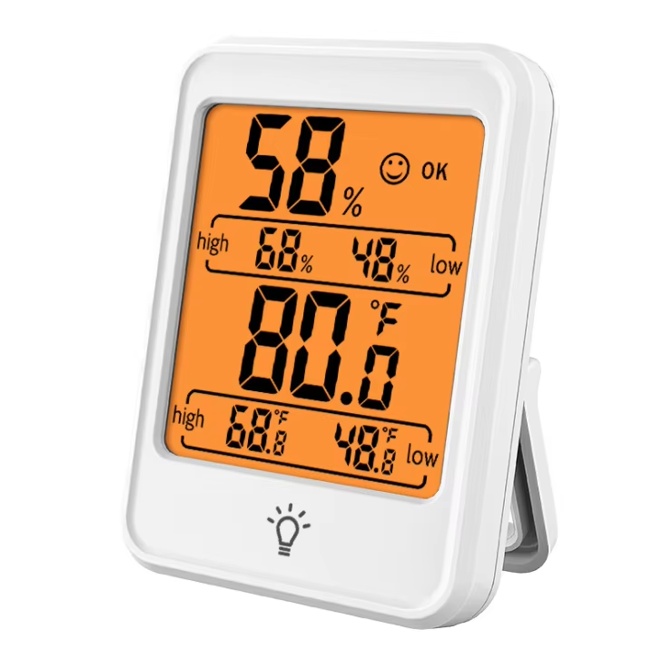 Digital Thermometer & Hygrometer with Big LCD Display for Home Use Humidity Detection