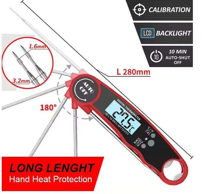 เทอร์โมมิเตอร์วัดอุณหภูมิเนื้อสัตว์แบบอ่านค่าทันที – เพื่อนร่วมครัวที่ดีที่สุด!