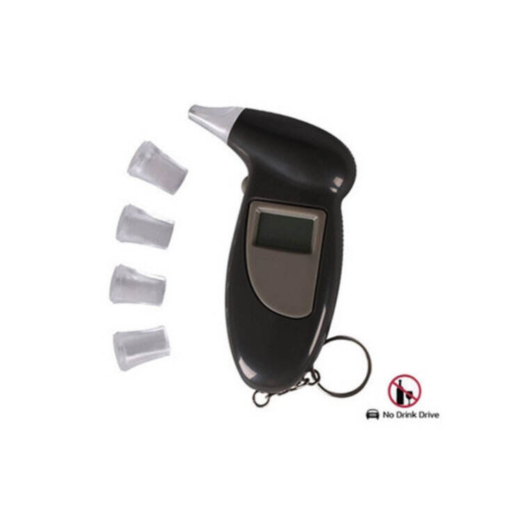 Ročni digitalni testirnik alkohola z LCD zaslonom za dom in osebno uporabo, detektor alkohola v dihu za preverjanje vožnje pod vplivom alkohola