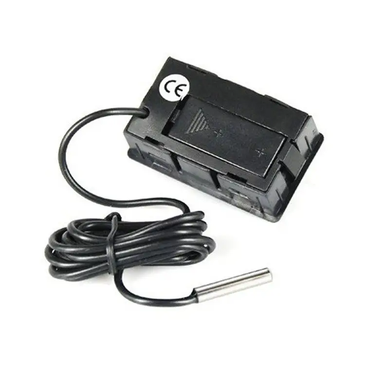 Termometer Kulkas Digital Kecil Termometer Freezer Kulkas Termometer Presisi Tinggi untuk Kulkas dan Freezer