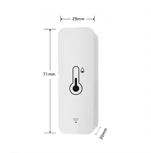 Отбасы мен баланың бөлмесі үшін Smart WiFi сандық термометр және ылғалдық өлшеуіш қосымшасының хабардар етуі