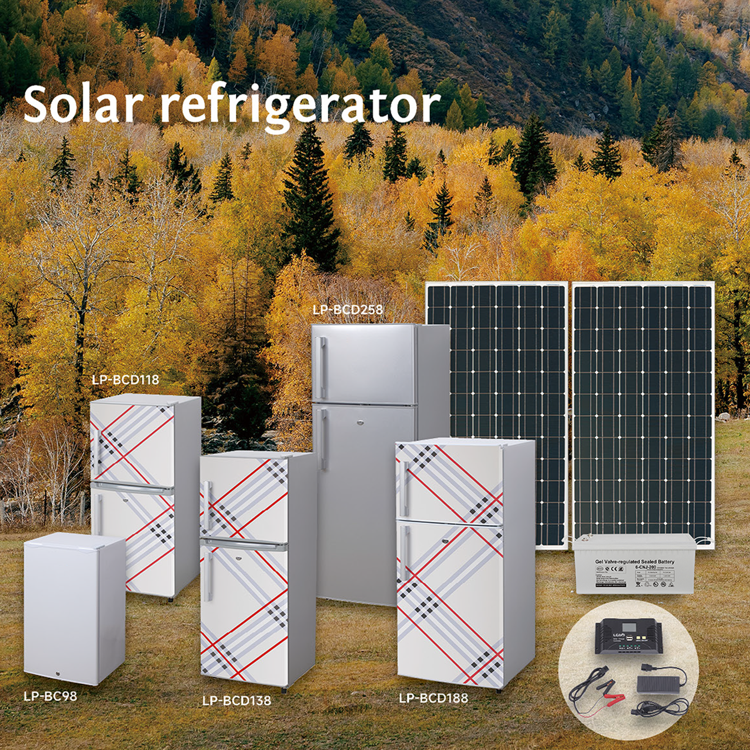 Off-Grid na Solar na Sistema ng Refrigrador