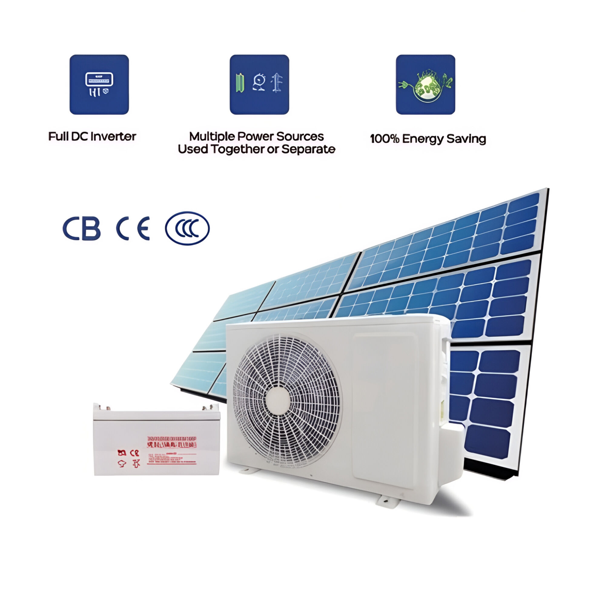 Off-Grid na Solar PV na Sistema ng Air Conditioner