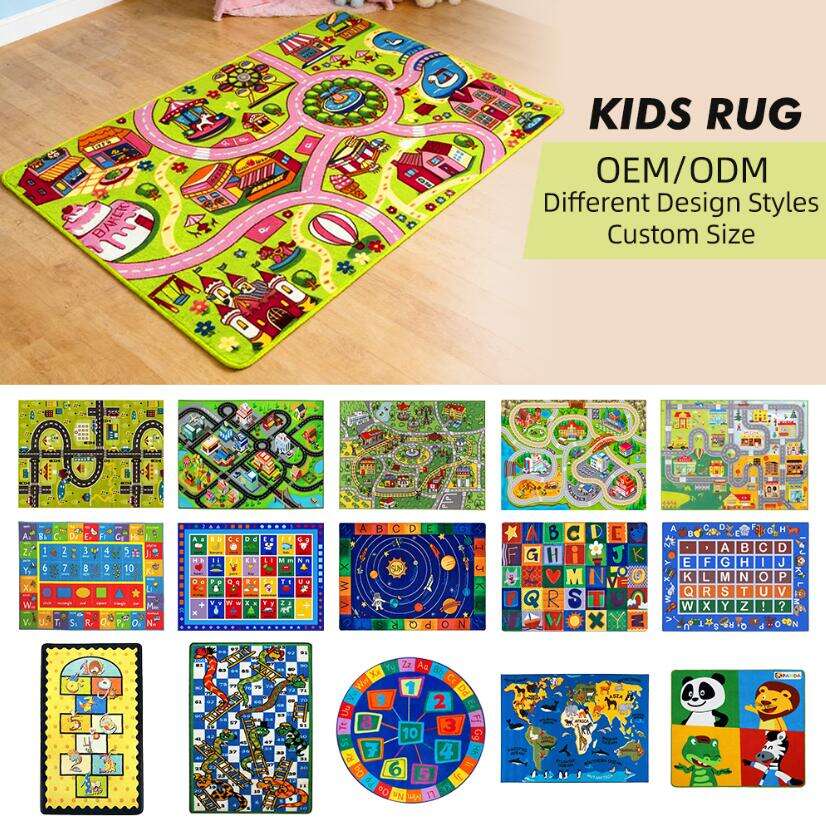 Custom Kids PlayMat Pvc Foam Animal Baby Play Mat Rugs Floor Carpet Kid Rug