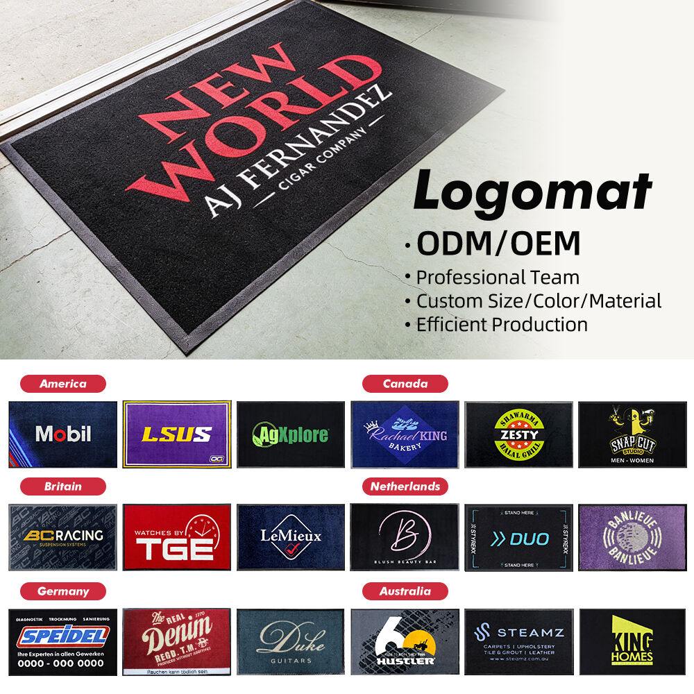 Mejore su entrada con felpudos comerciales personalizados