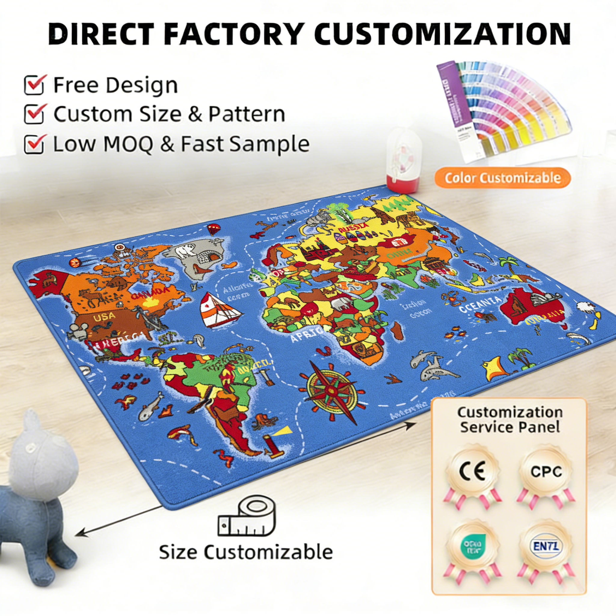Calidad y diseño inigualables para alfombras de Estados Unidos de América