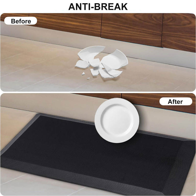 Why is thickness an important factor when selecting anti fatigue kitchen mats?