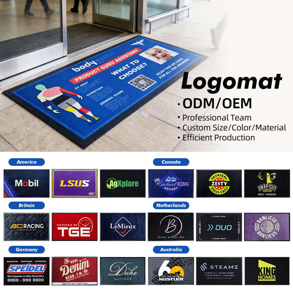 Potencie su marca con alfombrillas personalizadas con logotipo