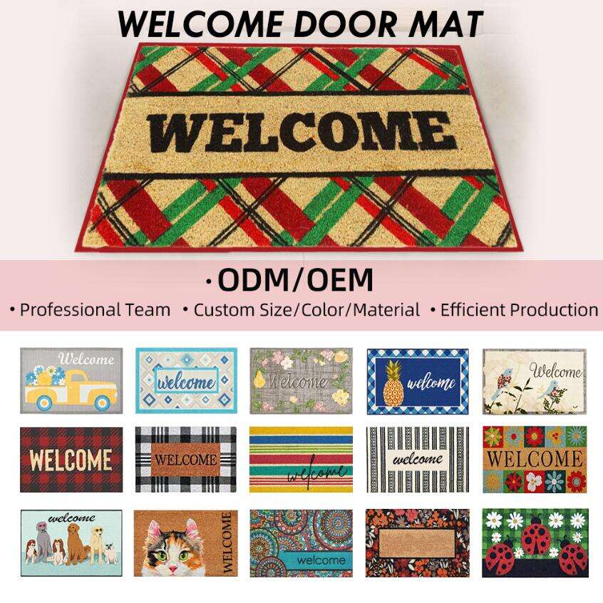 Eleve su entrada con felpudos de bienvenida personalizados