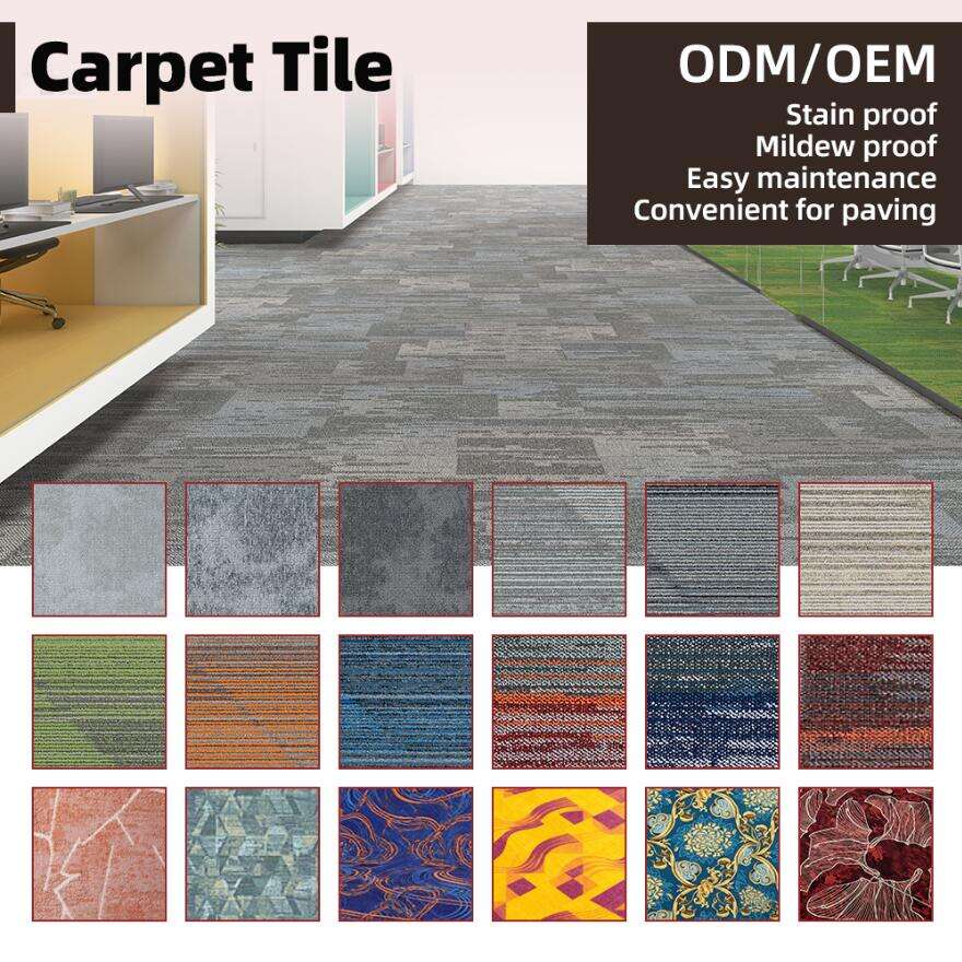 Montering av teppefliser: En veiledning til en jevn, rynkefri gulvflate.