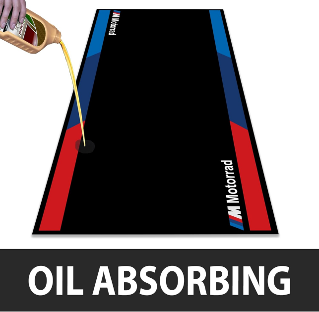 Quelles caractéristiques rendent les tapis de poste de travail pour motos résistants à l'huile et à la graisse ?