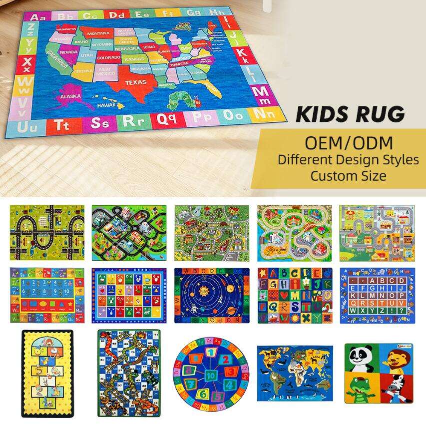 Valor educativo de las alfombras con letras del alfabeto