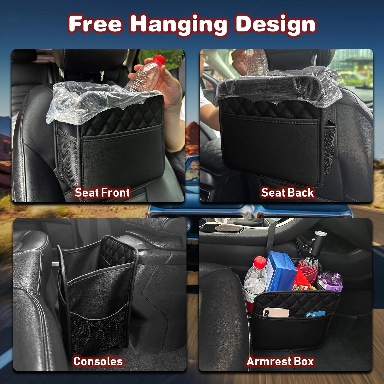 seat back storage organizer