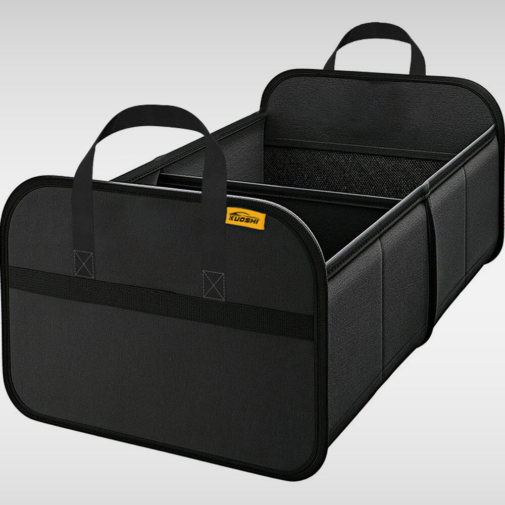 KUOSHI Custom 600d Oxford Cloth Car Boot Trunk Organizer Tote With Compartments