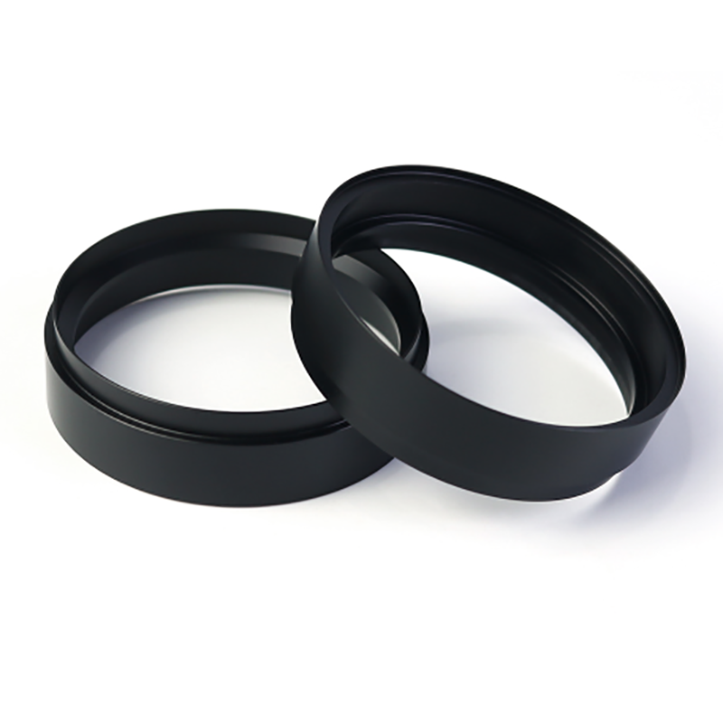 Nagyon pontos alumínium távcső távtartó gyűrű, fekete anódolt felület, lézeres jelölés