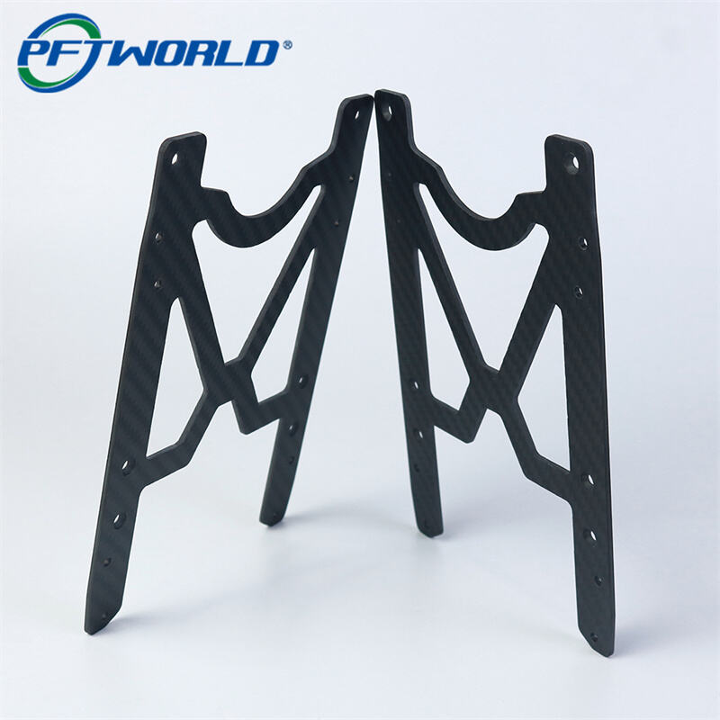 Ακριβής διαδικασία μηχανής γραφής OEM, επαγγελματική προσαρμοσμένη κατεργασία αποξύθρωσης εξαρτημάτων άνθρακα