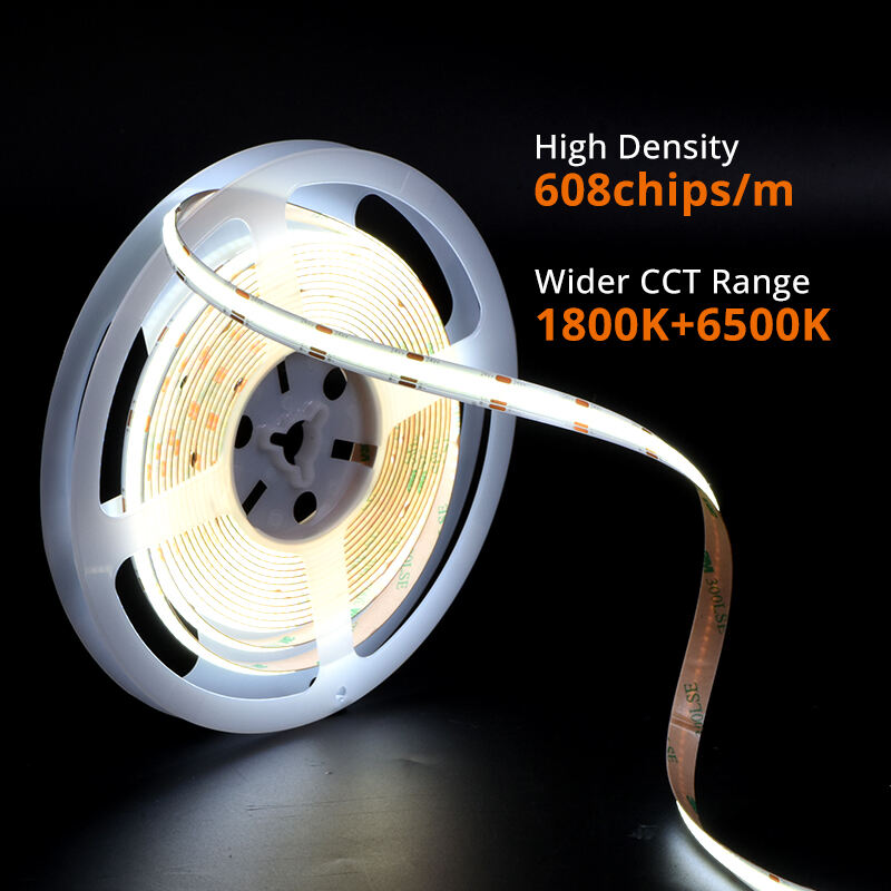 Tunable White COB LED Strip 608Chips details