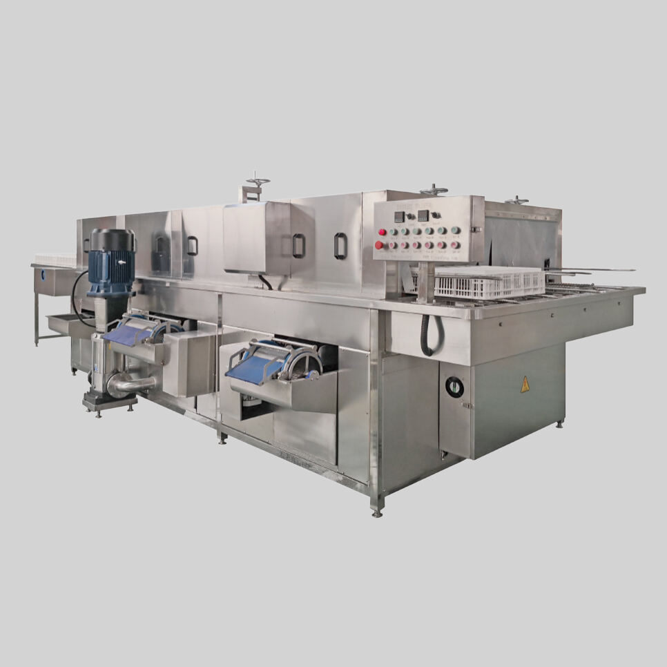 Hatchery basket washing machine