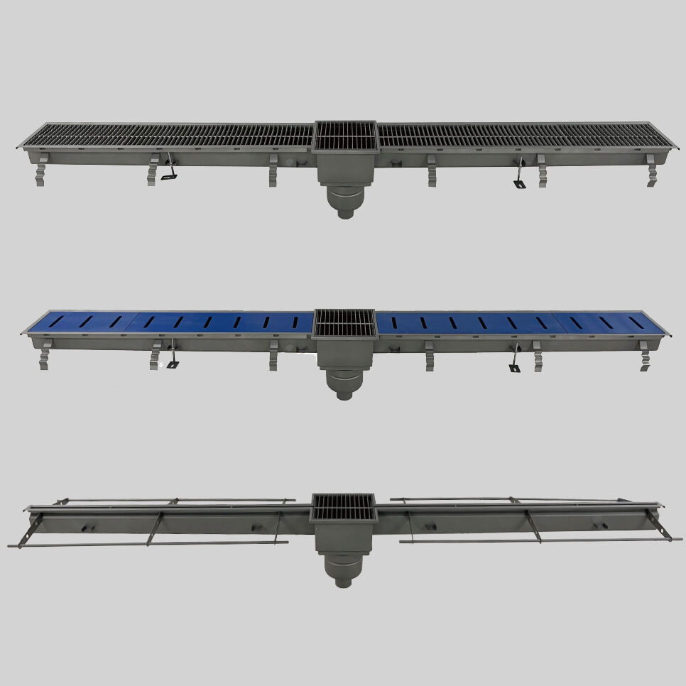 Stainless steel gutter drainage