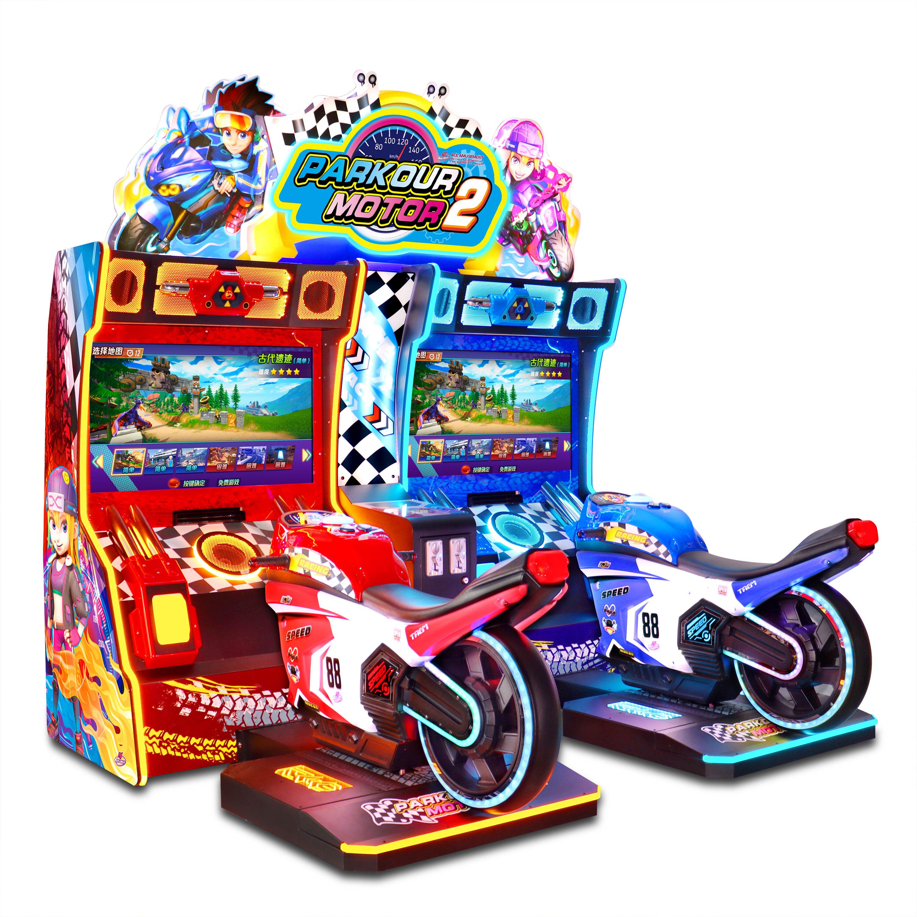 Parkour motor 2 dx enhanced stunt action