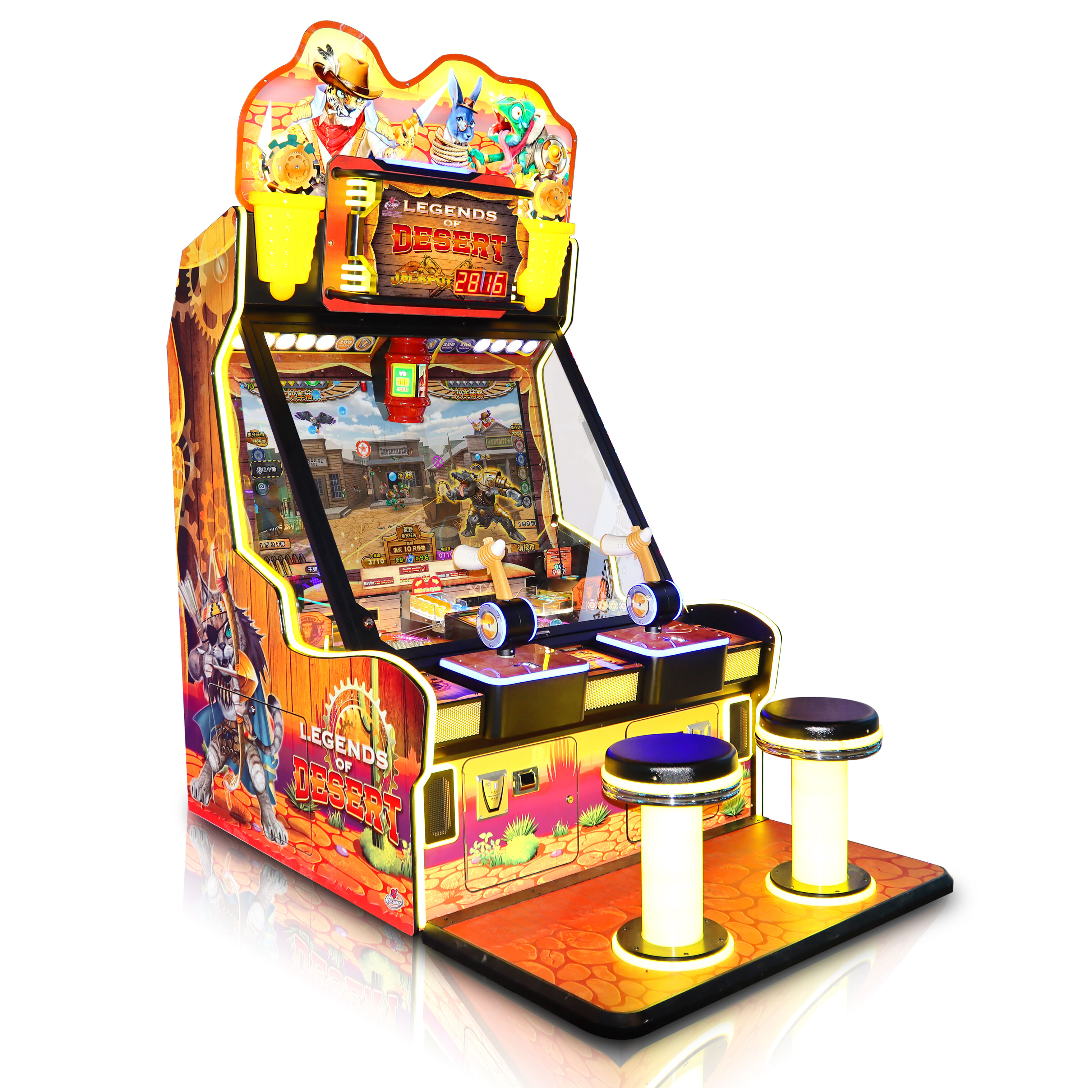 ハイテクリデンプションゲーム機、ACEアミューズメントのトップ