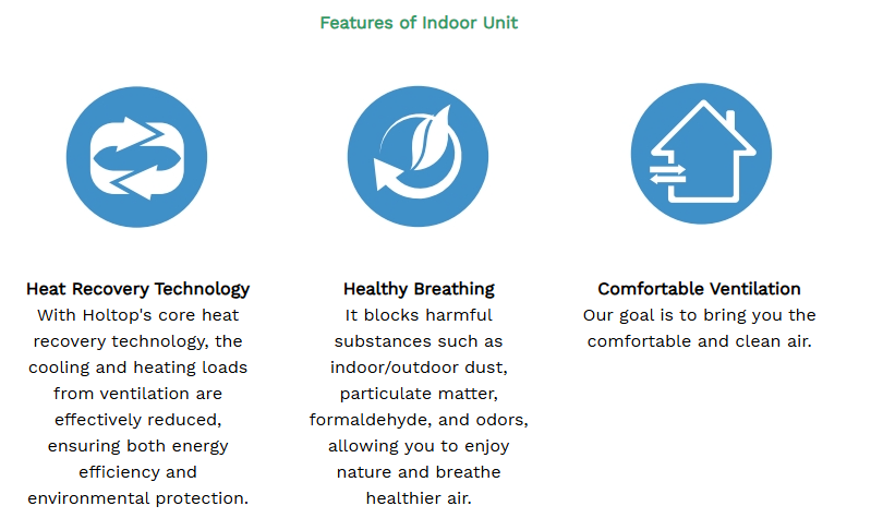 DC Inverter DX Condensing Heat Recovery Air Handling Unit factory