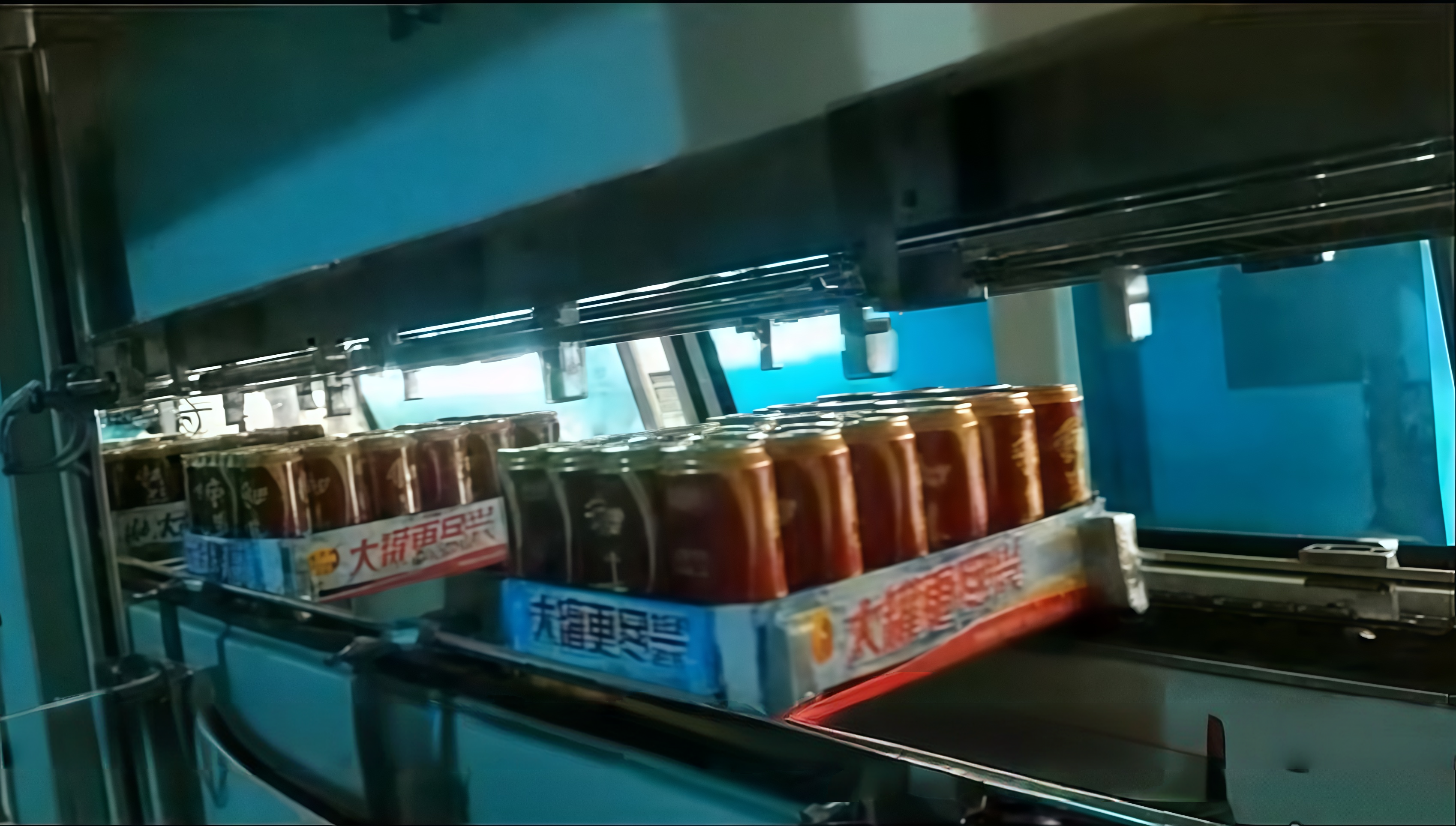 Automatic Tray PE film Shrink Wrapping Machine