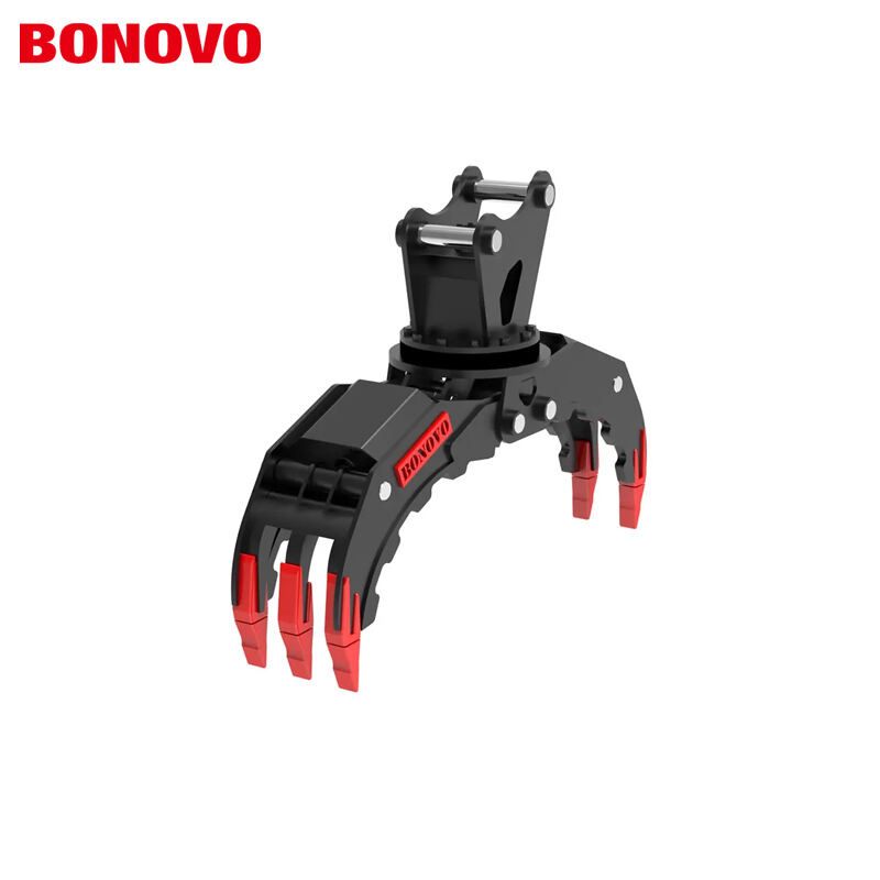 BONOVO RG14 Hydraulická rotující chytačka pro excavátor 12-18 tun