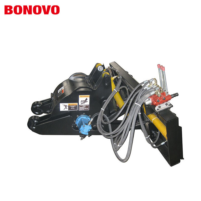 BONOVO Loader Skid Steer Cold Planer para sa Asphalt Milling
