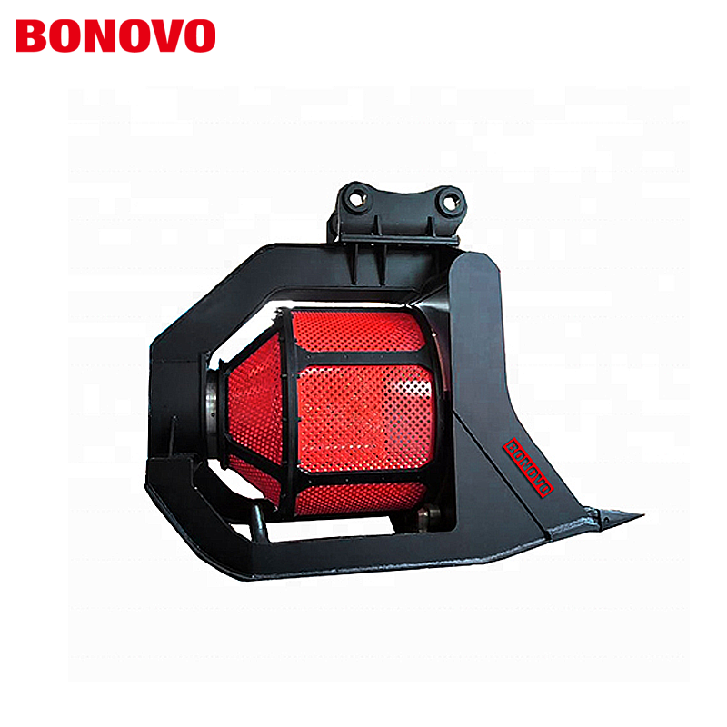 BONOVO RSB04 Rotary Screening Bucket ສໍາລັບ Excavator 3-6 ໂຕນ