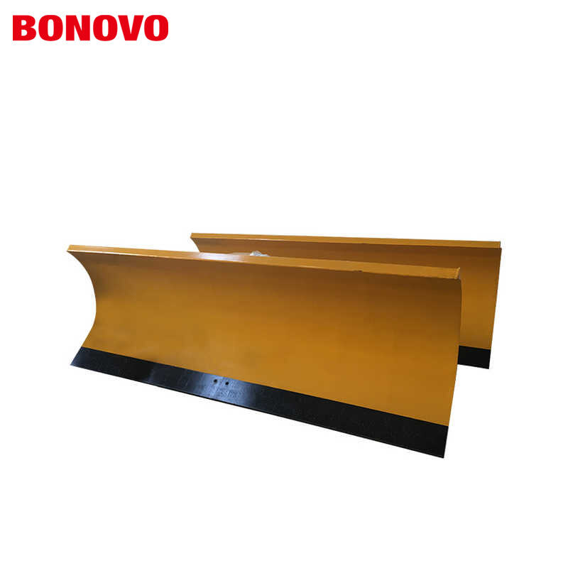 BONOVO Skid Steer Loader Pushing snow  Blade 