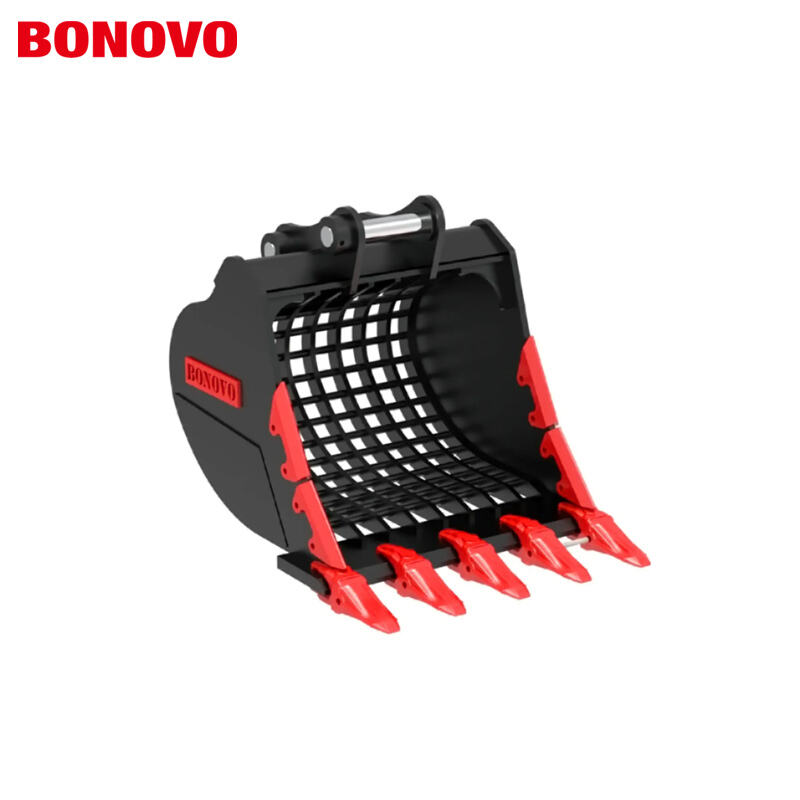 BONOVO RS35 Sieve Bucket for 35 Ton Excavators – Durable Backhoe Skeleton Bucket 60