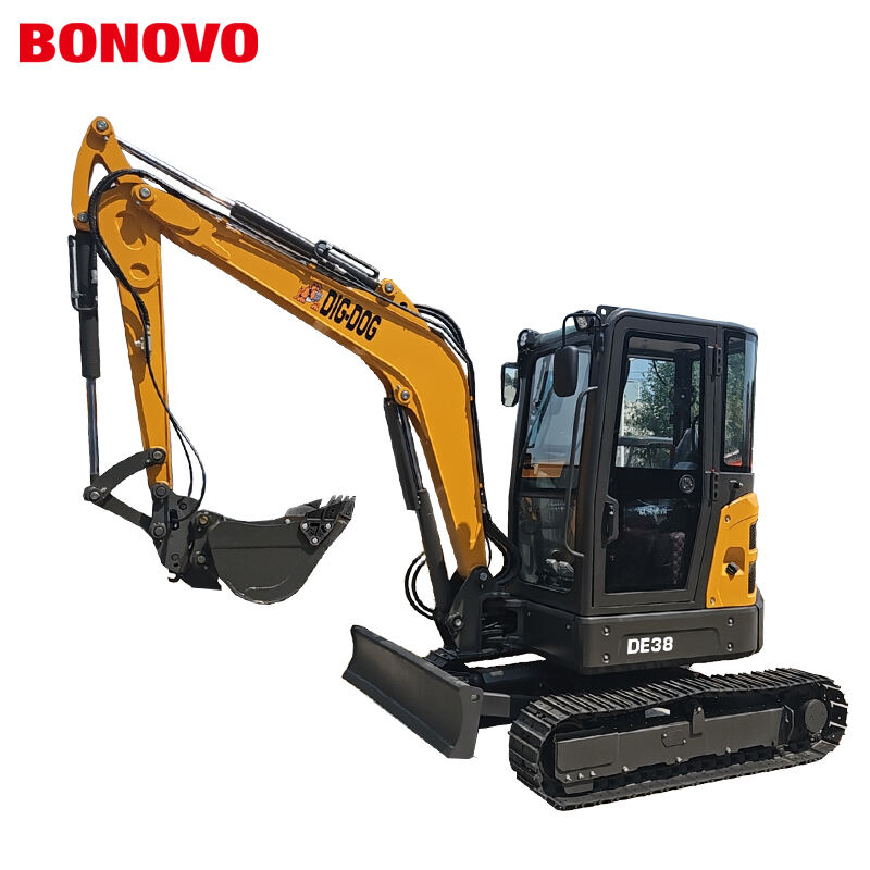 BONOVO DE38 2,5 tuny 3,5 tuny Kopáč Miniaturní velikost Kopáč CE Mini excavátor pro