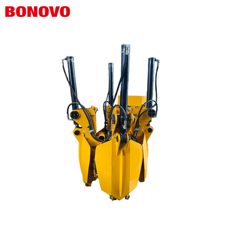 BONOVO BTS120 Baumschaufel-Zubehör für Schlepper-Exkavator-Radlader 2000kg Hydraulischer Transplanter