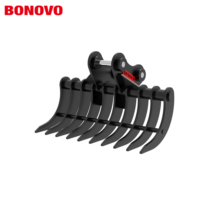 BONOVO Rake For Excavator 10-20 ton