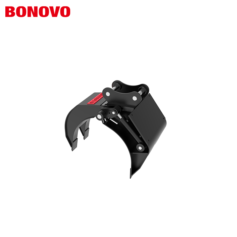 BONOVO Hydraulic Grapple for Mini Excavator 1-6 ton