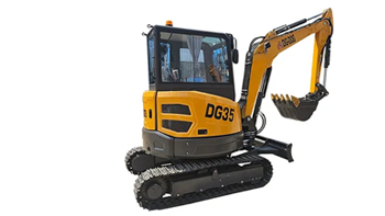 What is the cause of transmission jump in the construction of small excavator?