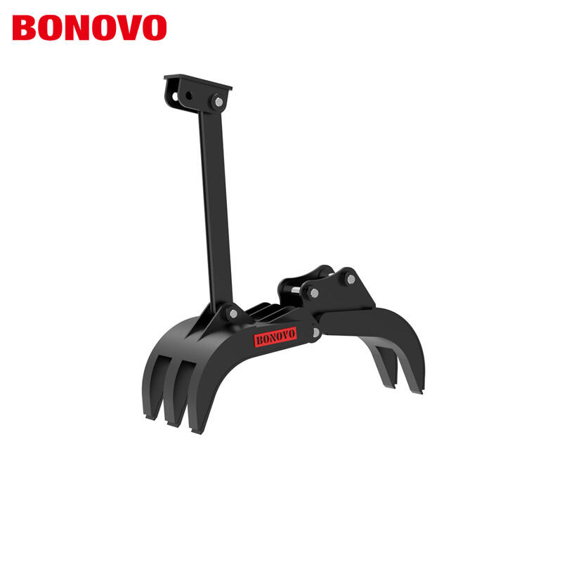 BONOVO MG04 Mechanical Grapple For Mini Excavator 3-4 ton