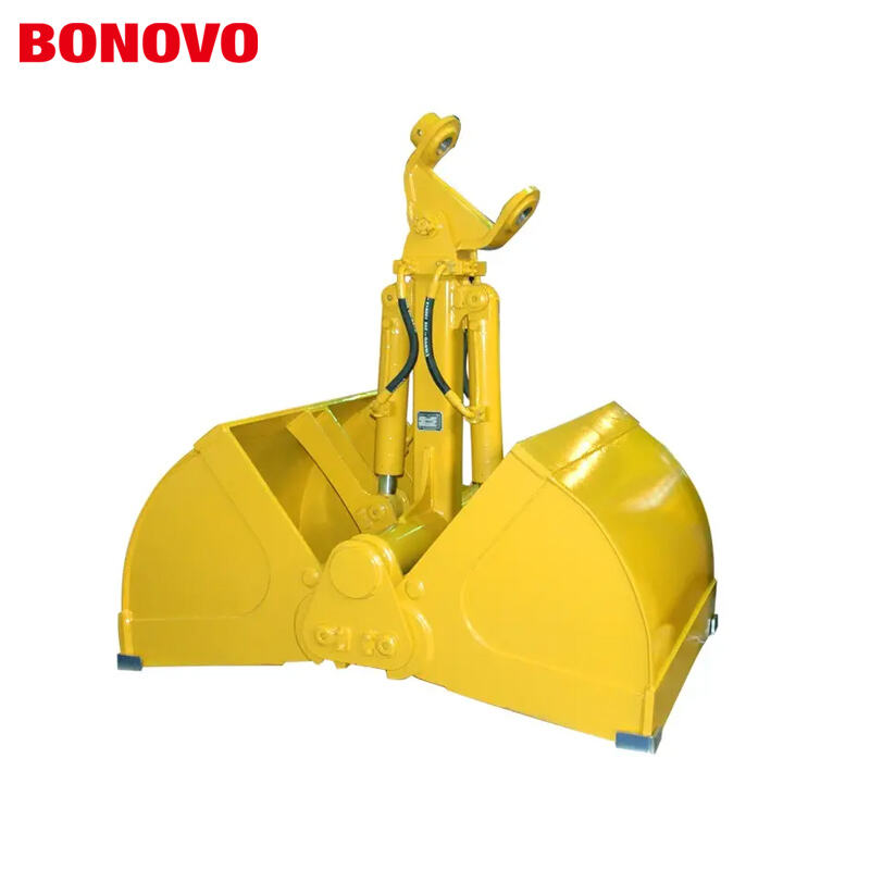 BONOVO Clamshell Grab shell bucket for Excavators and loaders/clam shell bucket teeth 