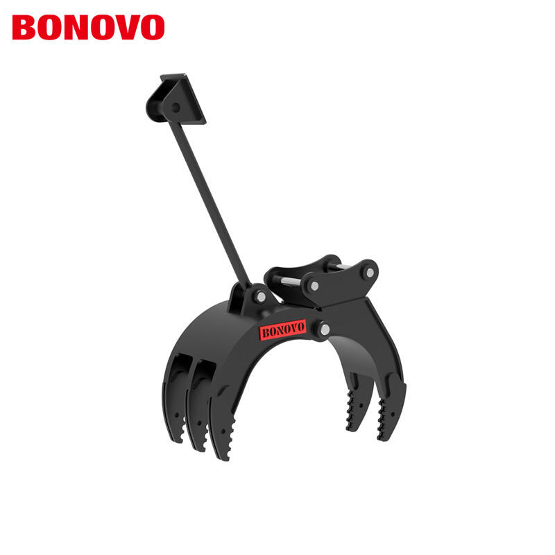 BONOVO MG02 Mechanical Grapple For Mini Excavator 1-2 ton