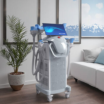 4 Handles with 8 Interchangeable Heads Cryo Slimming 360 Degree Cooling Technology Cryotherapy Weigh Loss Beauty Machine