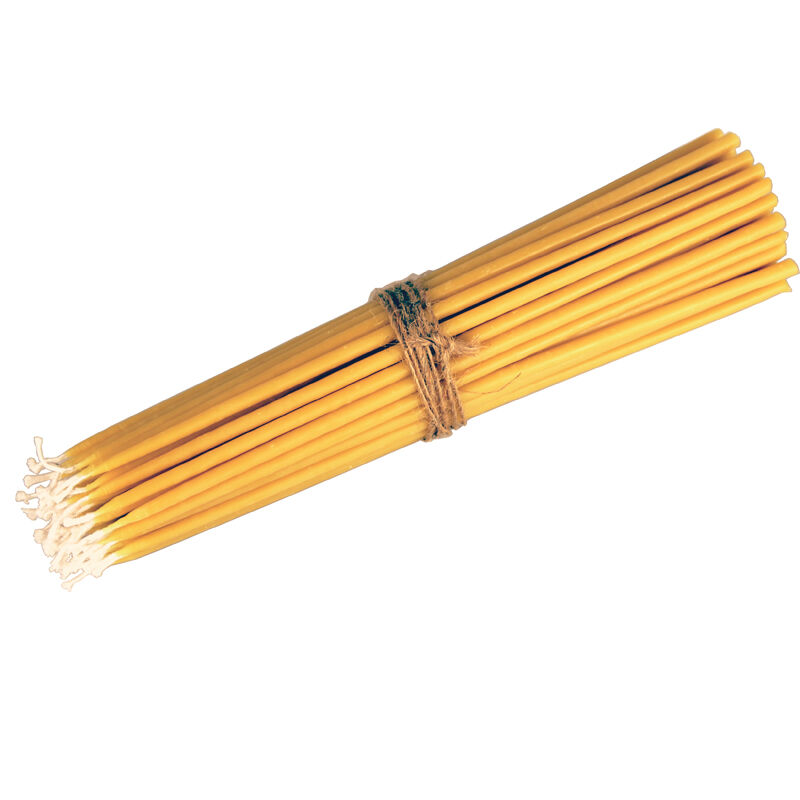 Православная свеча из пчелиного воска, ручная работа, чистая, натуральная, для церкви, дома, молитвы, декора