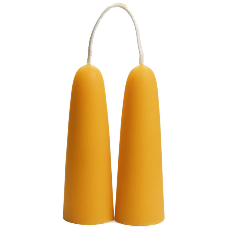 Чистые натуральные свечи-конусы из пчелиного воска, желтые, длительного горения, для сервировки обеденного стола, украшения свадьбы и домашнего интерьера