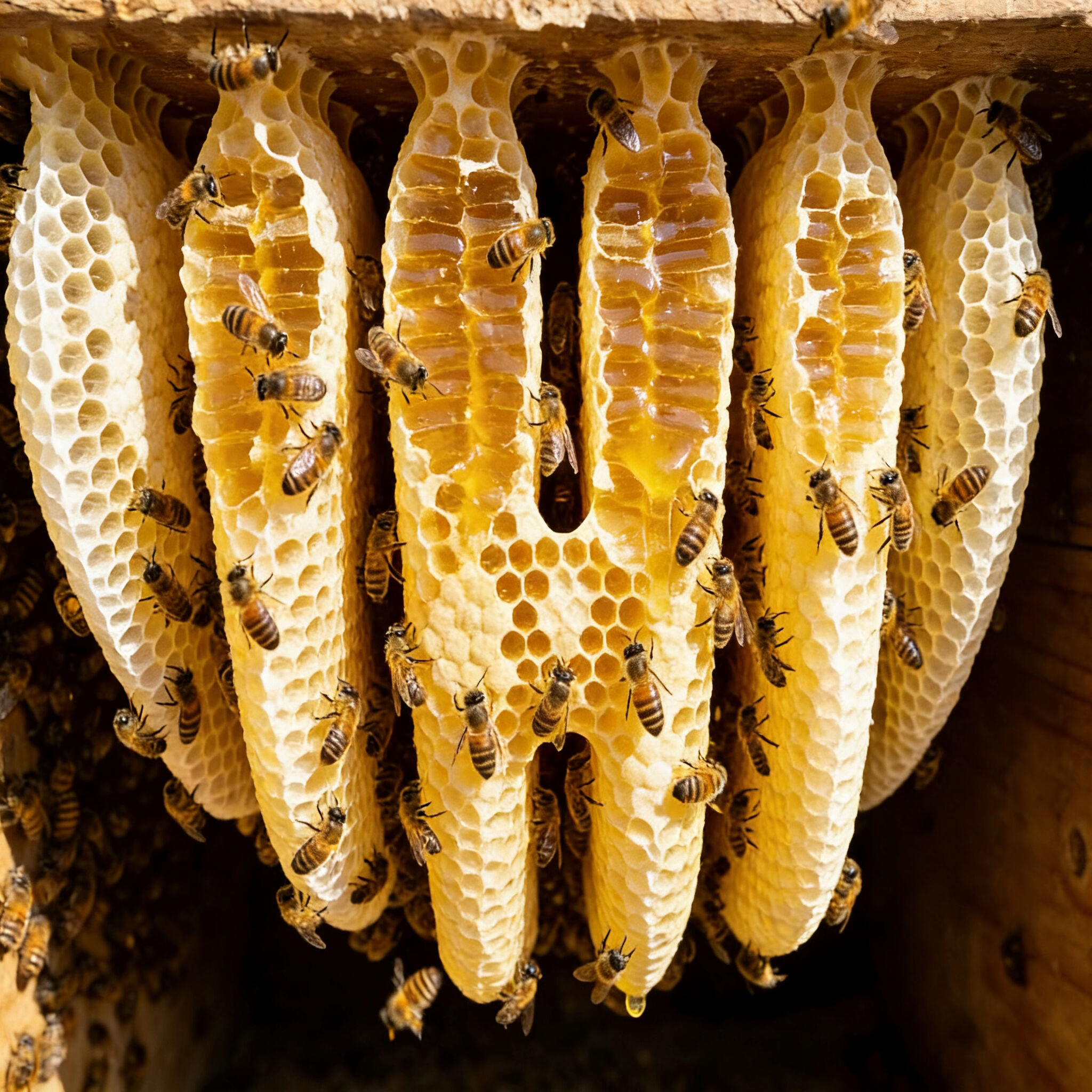 Чудо улья: как образуется пчелиный воск