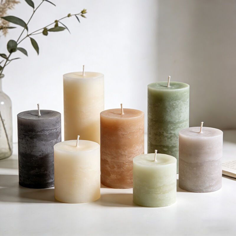 Колоновидная свеча из соевого воска, ручная работа, для домашнего декора, свадебного центрального украшения, мероприятия