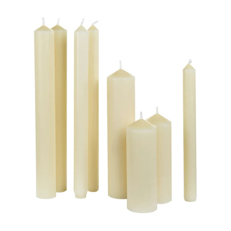 100% Beeswax Altar Church Candles Christianity Tapers for Sanctuary Worship