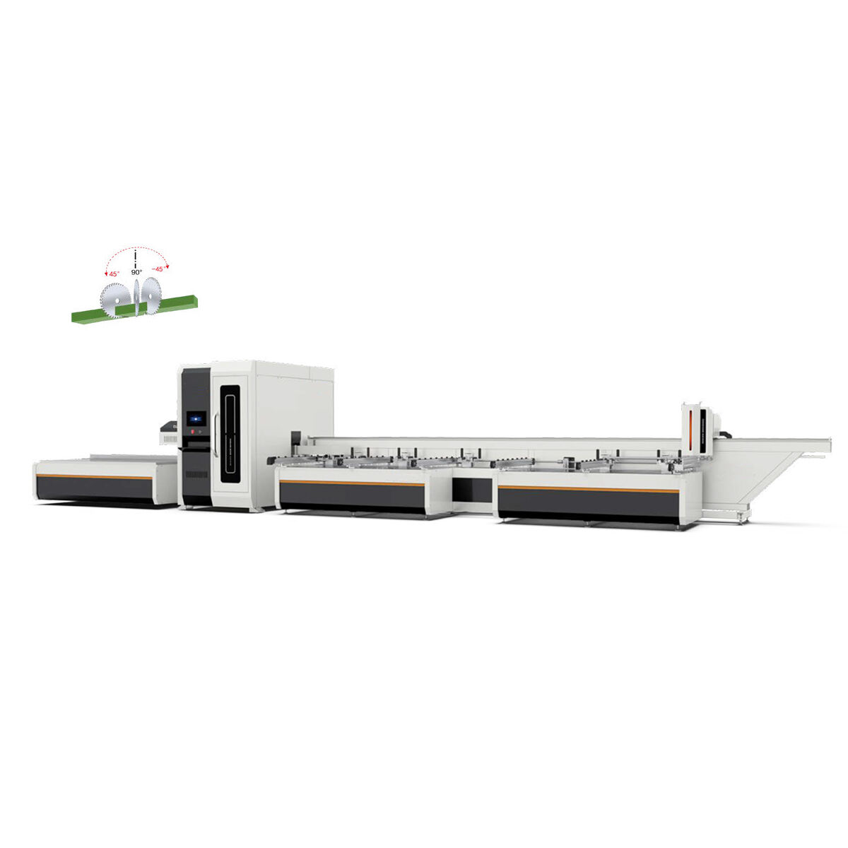 Automatic Aluminum Profiles CNC Cutting Milling Center for  Window and Door Making Machinery