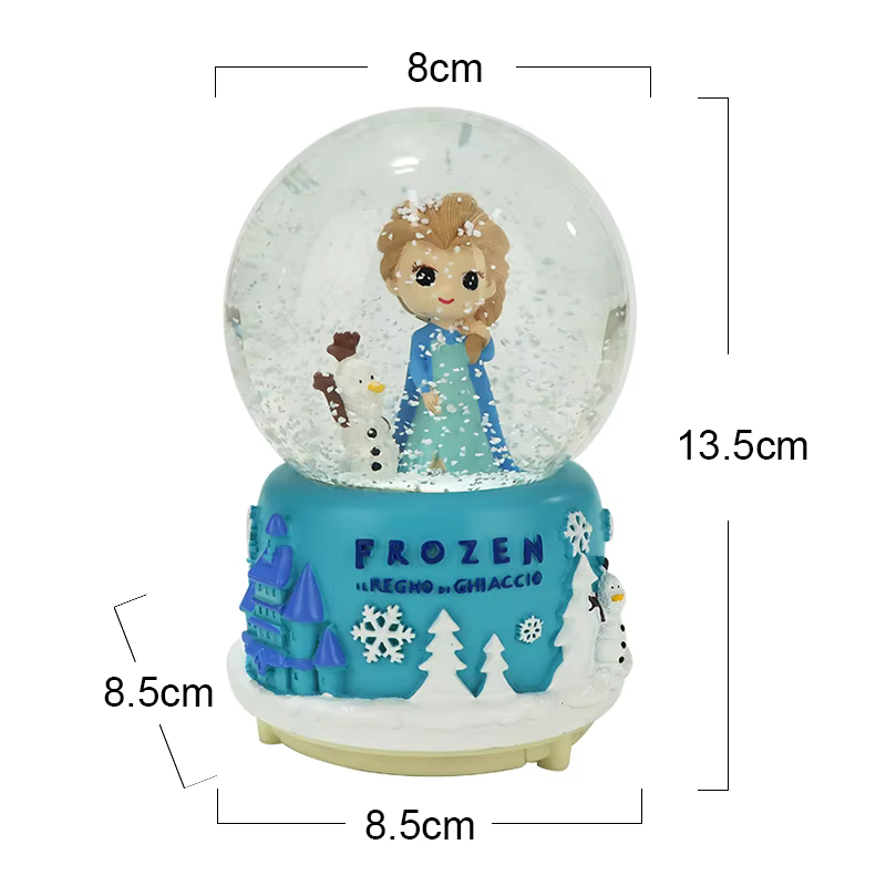 New Custom Resin Craft Snow Globe Kid-Friendly Glitter Snowball/Water Globe for Home Decor Gift for Kids factory
