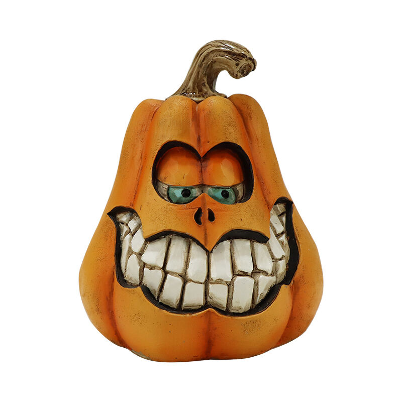 Gyanta Halloween töklámpás figura - Ijesztő vicces dísz (Stílus 2)